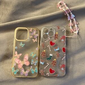 Butterfly and Holiday Themed Phone Cases